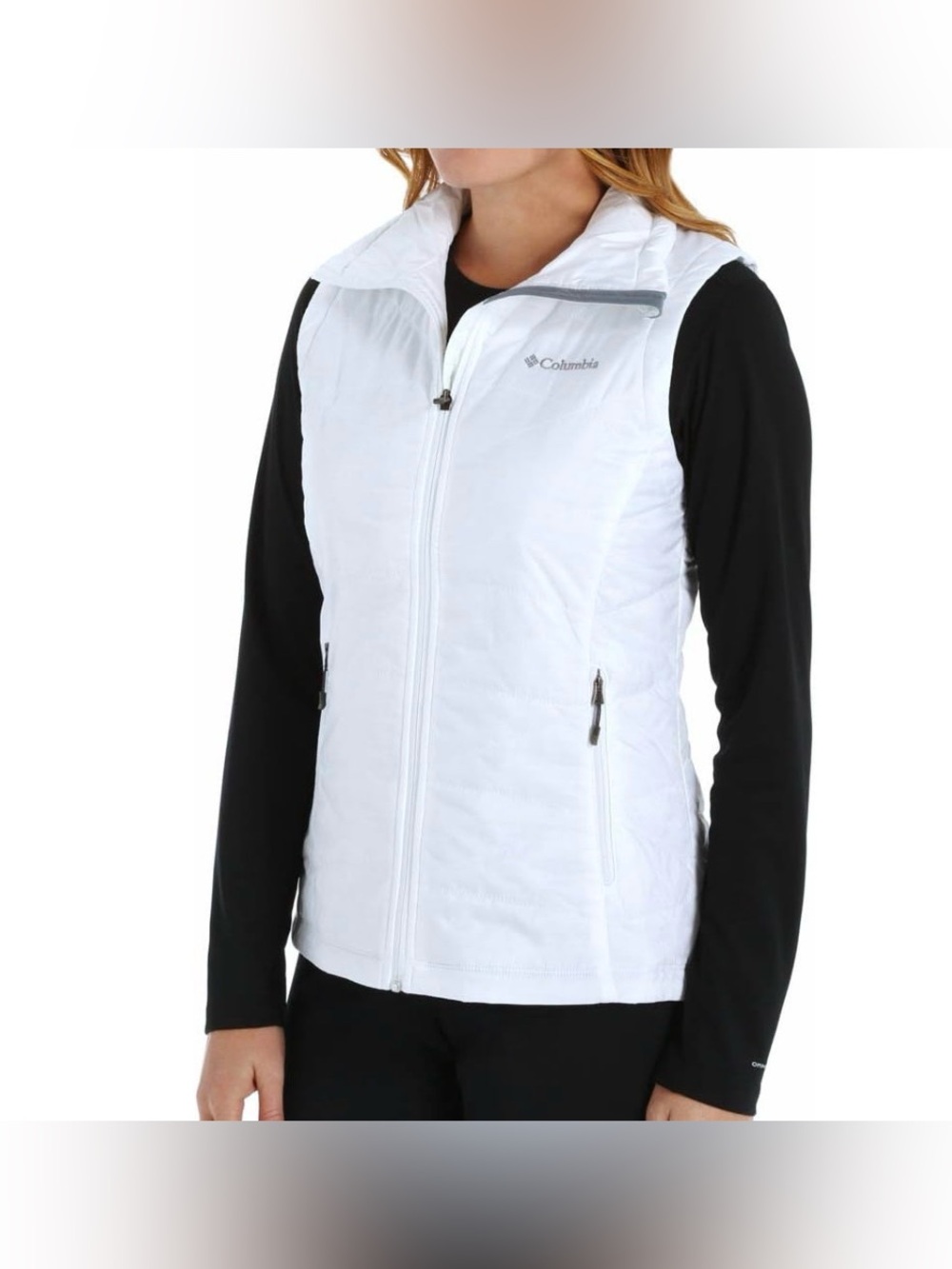 NEW Columbia Mighty Lite White Vest Small S NWT Omni-Heat Thermal